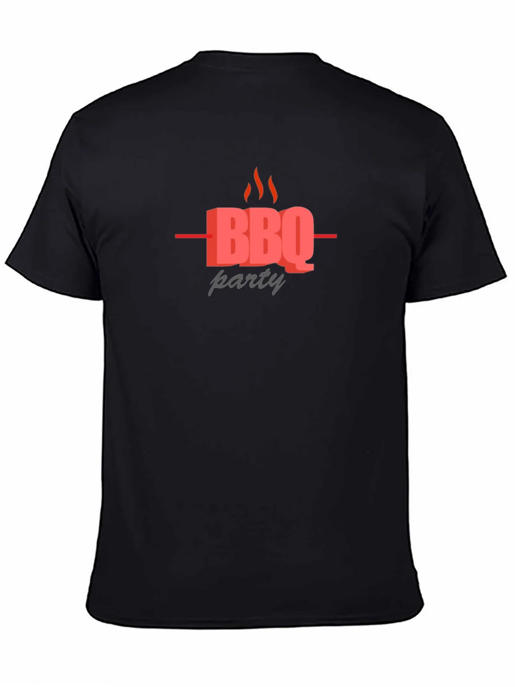 BBQ Party Graphic Black T-Shirt product image 4