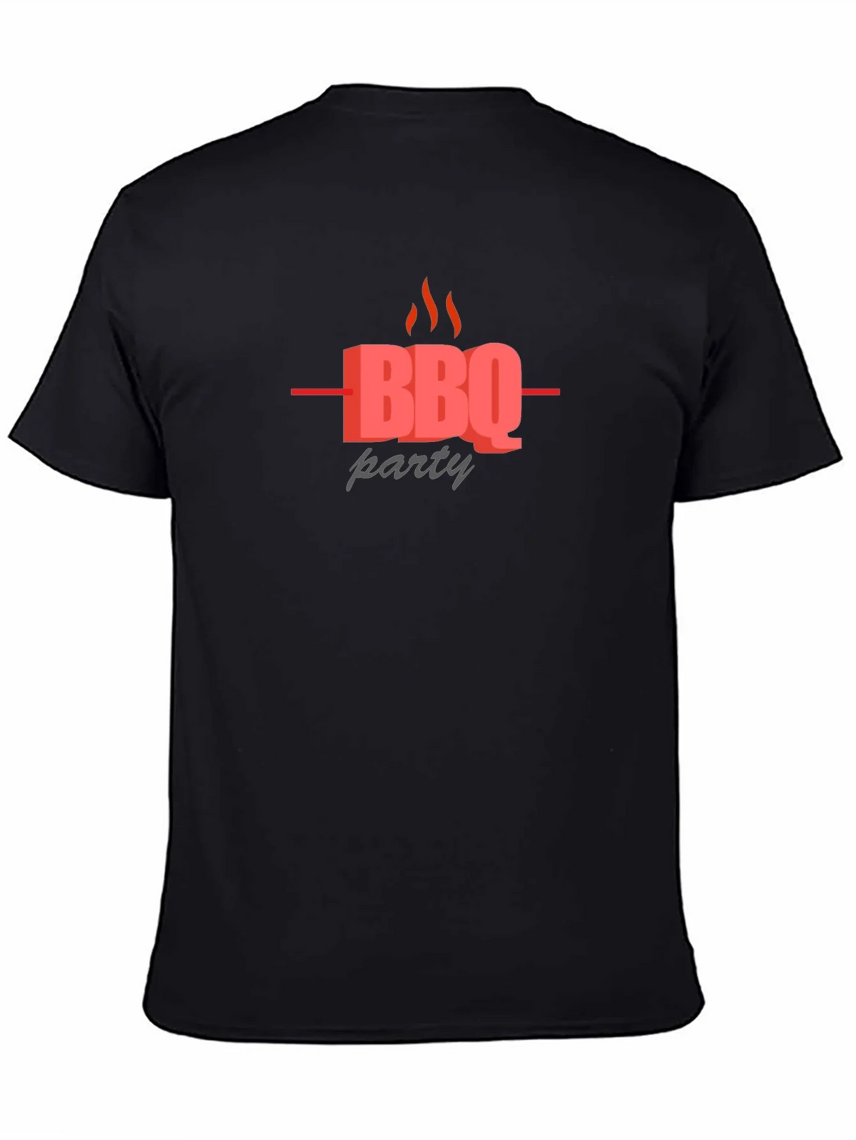 BBQ Party Graphic Black T-Shirt product image 4