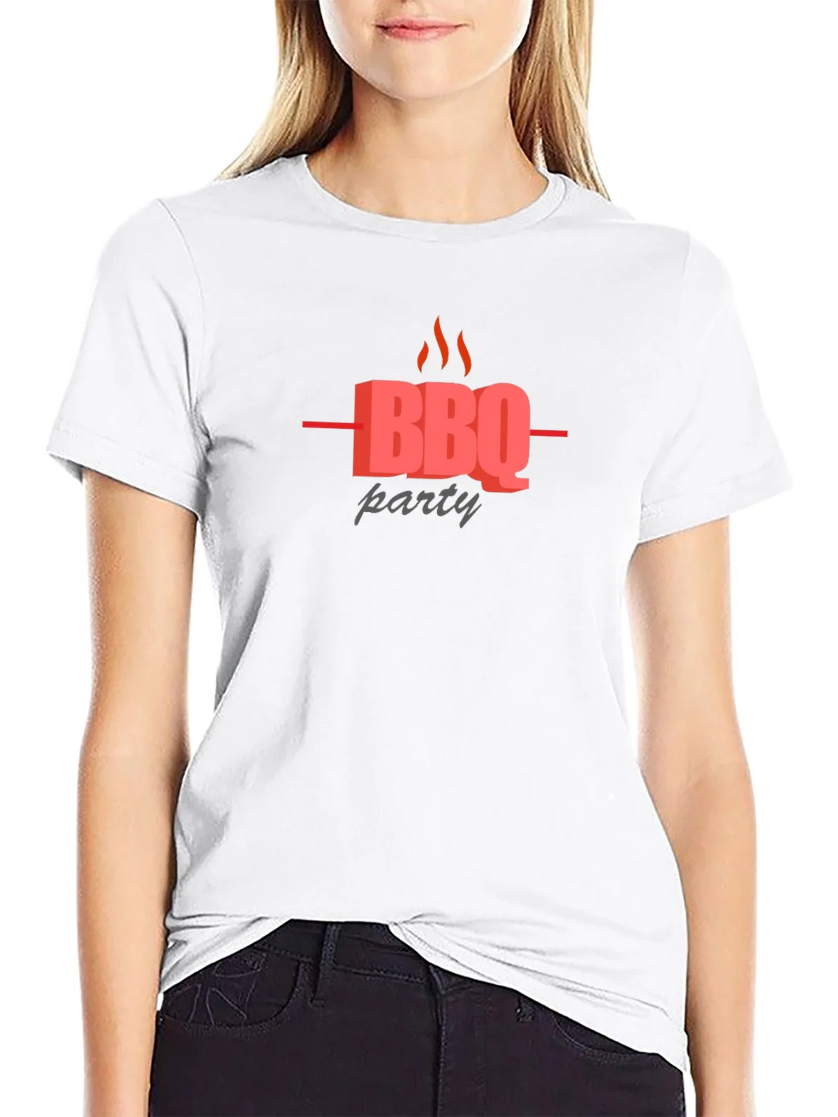 BBQ Party Graphic Black T-Shirt product image 8