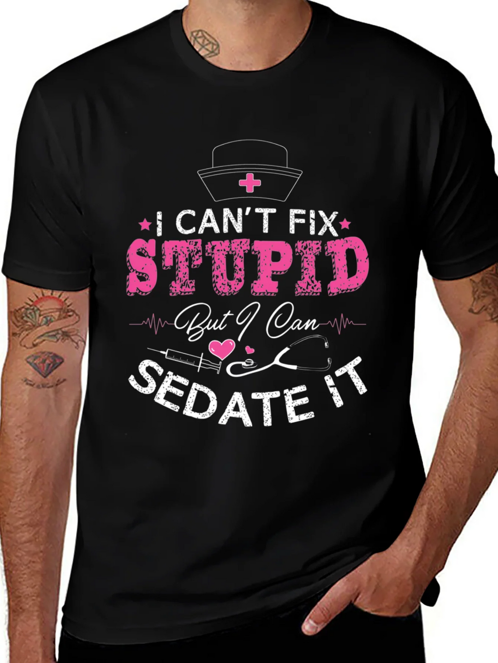 Nurse Humor Graphic T-Shirt product image 1