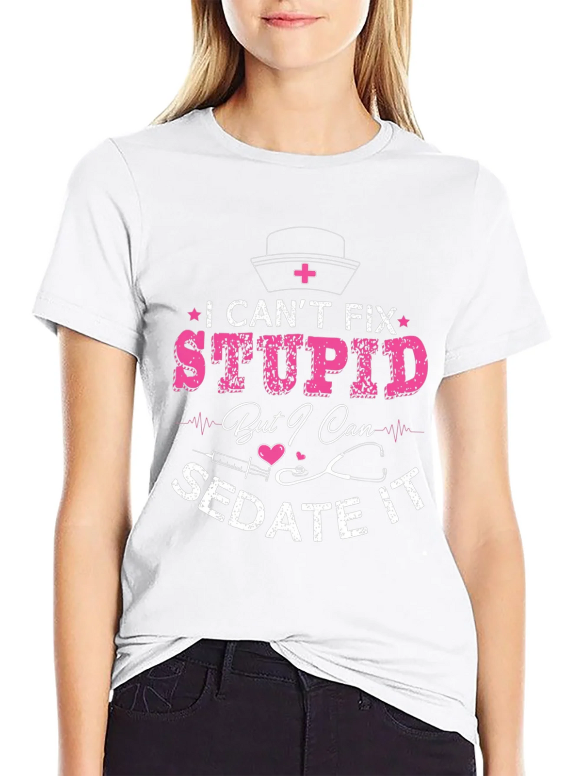 Nurse Humor Graphic T-Shirt product image 8