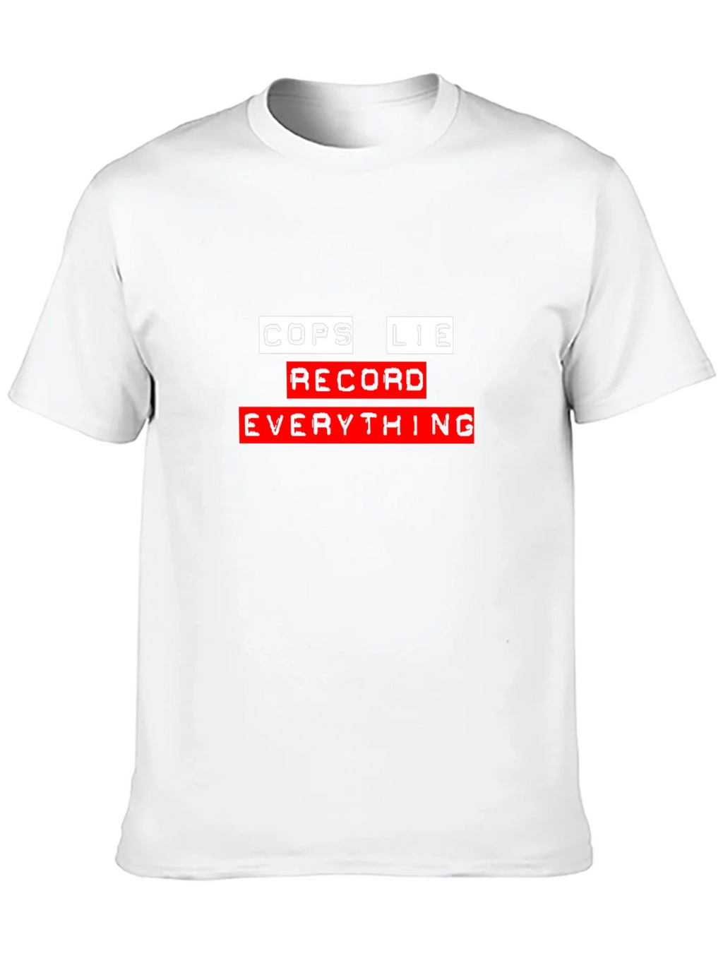 Cops Lie Record Everything Graphic Tee product image 9