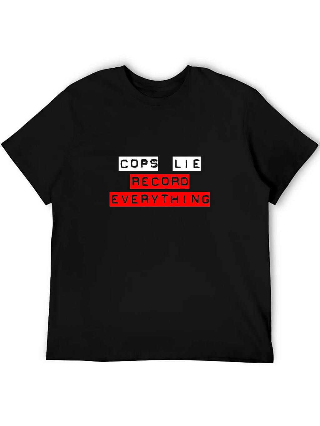 Cops Lie Record Everything Graphic Tee product image 5