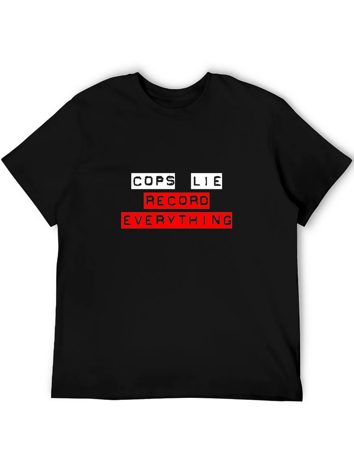 Cops Lie Record Everything Graphic Tee product image 5