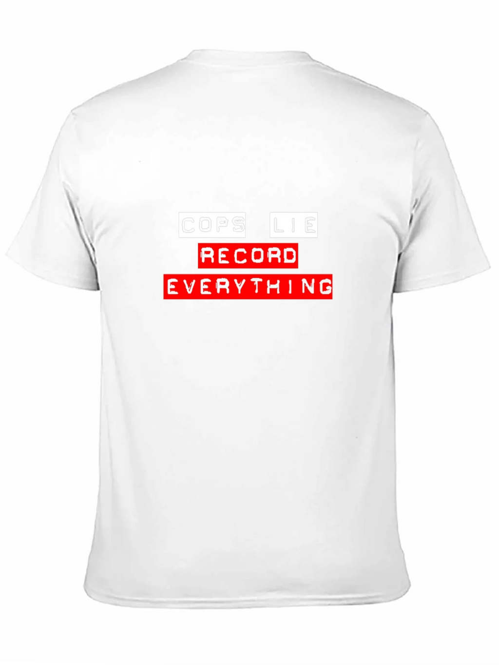 Cops Lie Record Everything Graphic Tee product image 10