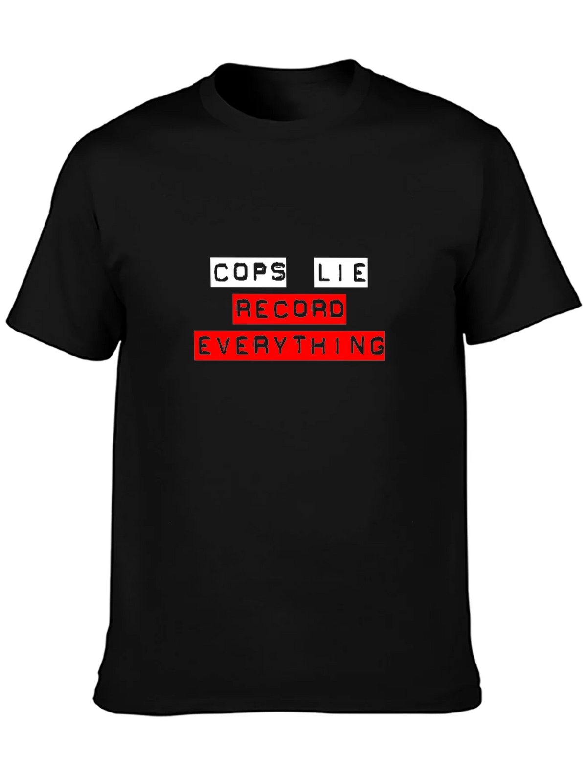 Cops Lie Record Everything Graphic Tee product image 3