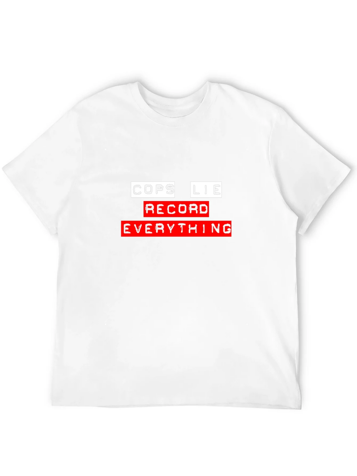 Cops Lie Record Everything Graphic Tee product image 11