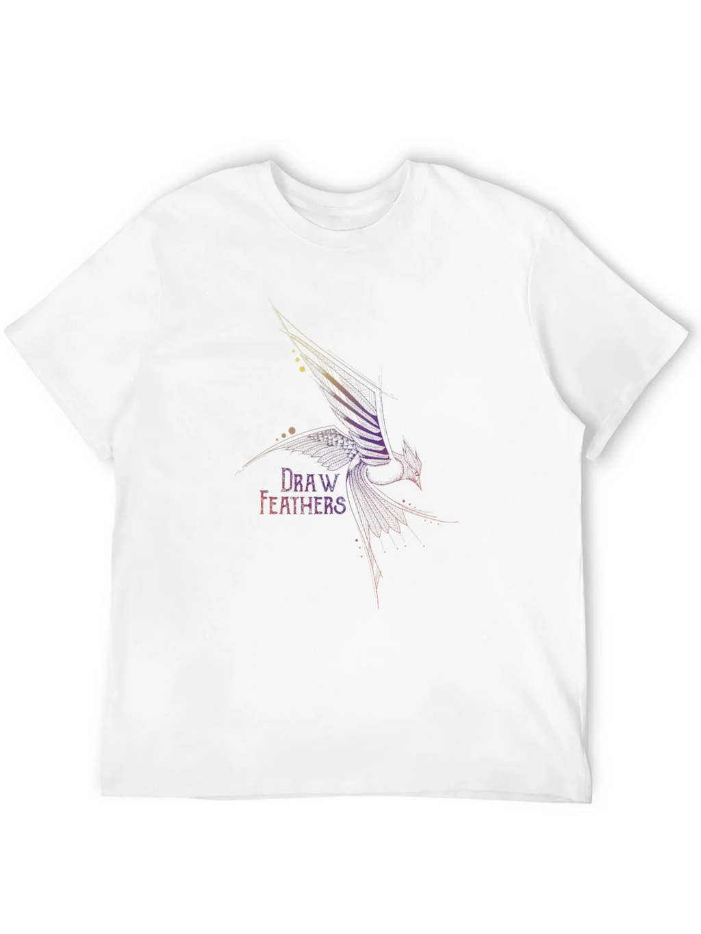 Draw Feathers Graphic T-Shirt product image 11