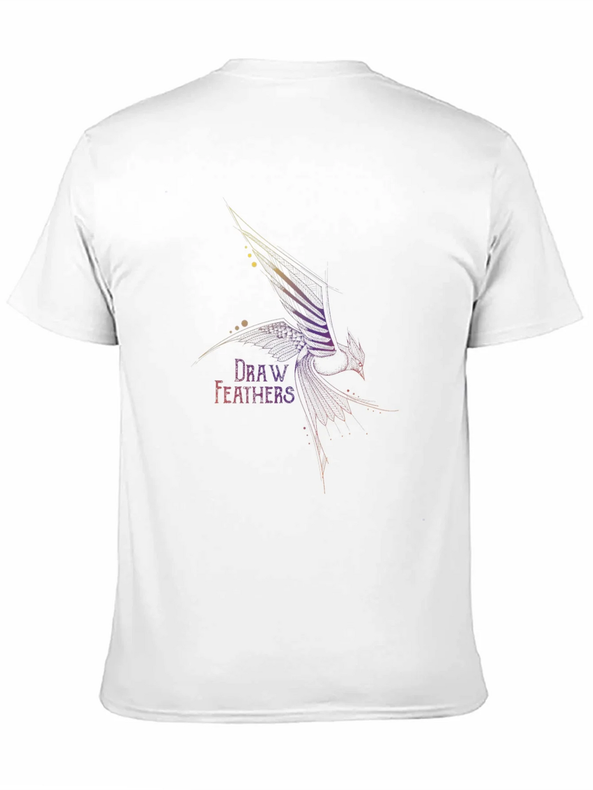 Draw Feathers Graphic T-Shirt product image 10