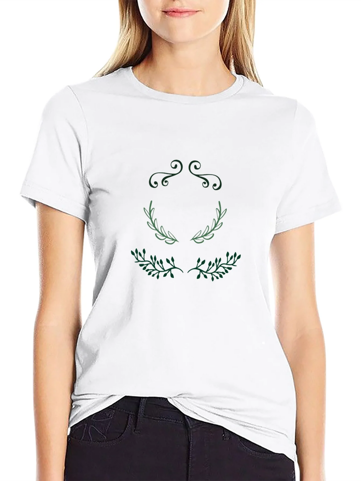 Botanical Laurel Wreath Graphic Tee product image 8