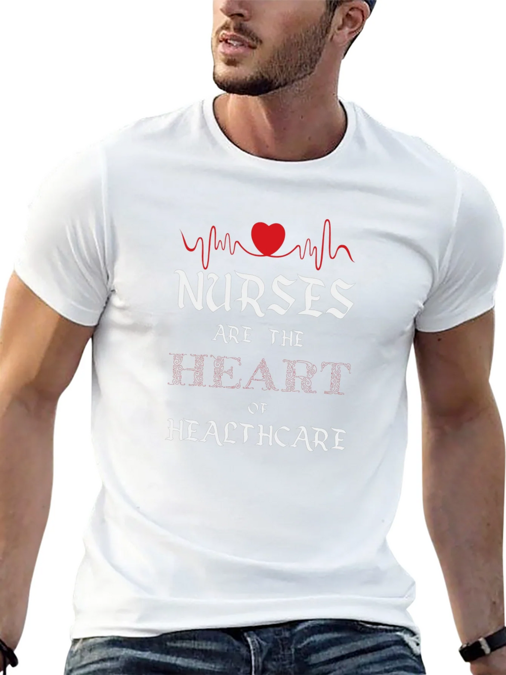Nurses Heartbeat Healthcare T-Shirt product image 12