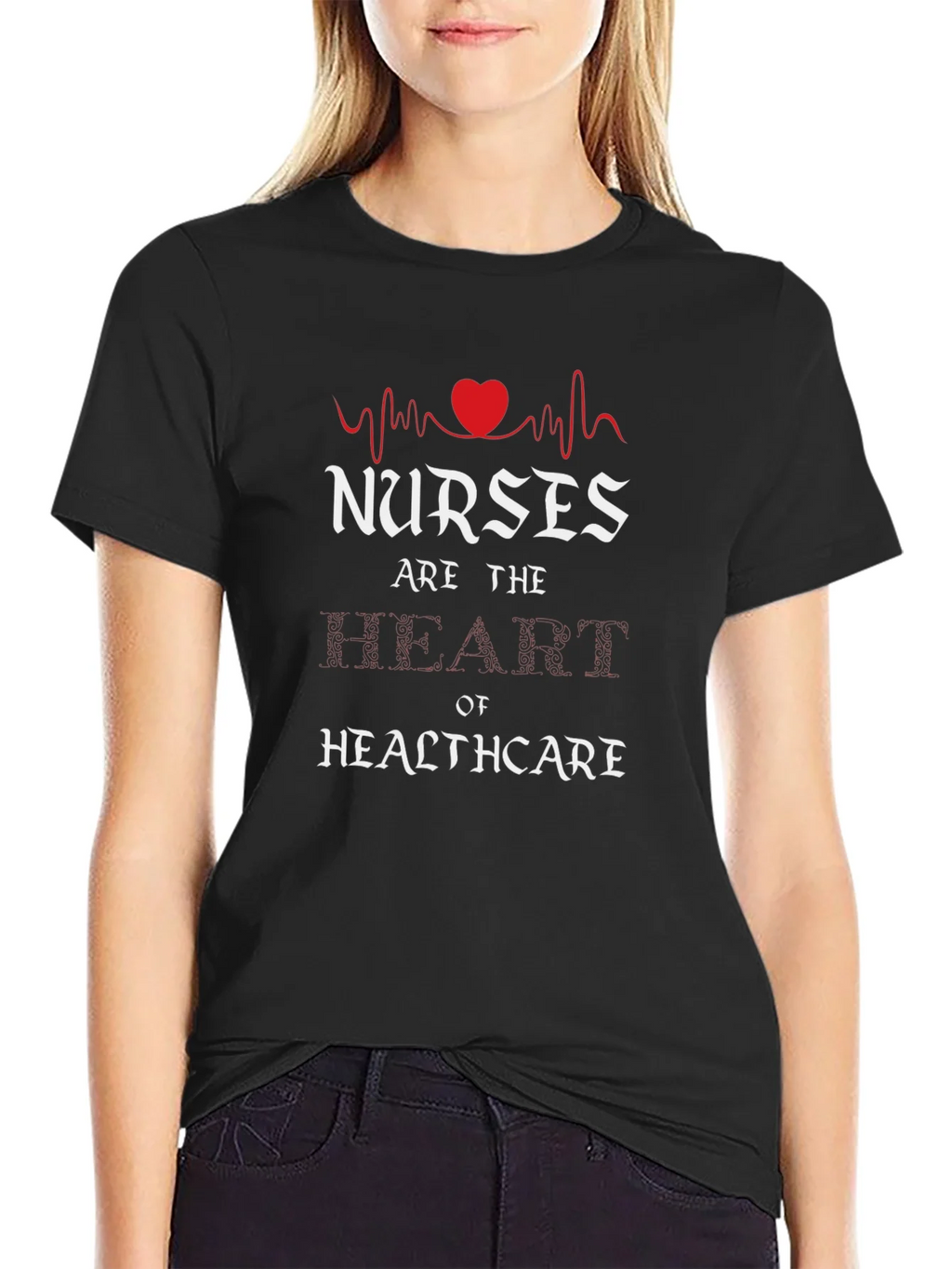 Nurses Heartbeat Healthcare T-Shirt product image 2