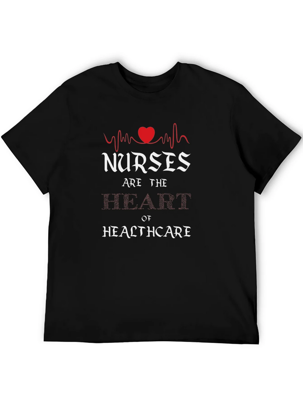 Nurses Heartbeat Healthcare T-Shirt product image 5
