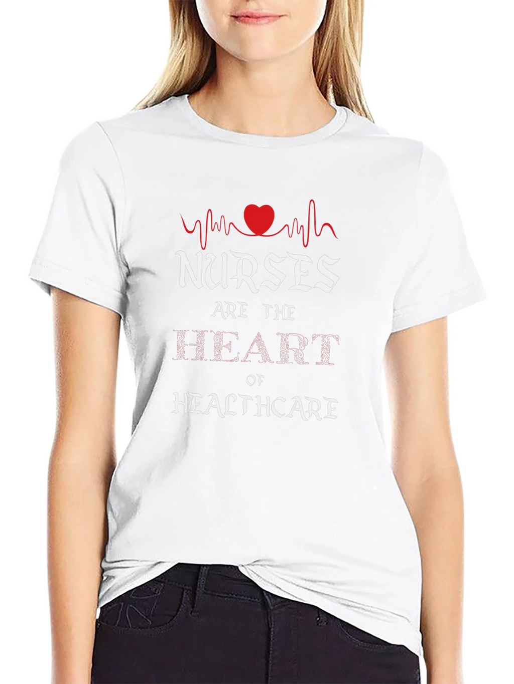 Nurses Heartbeat Healthcare T-Shirt product image 8