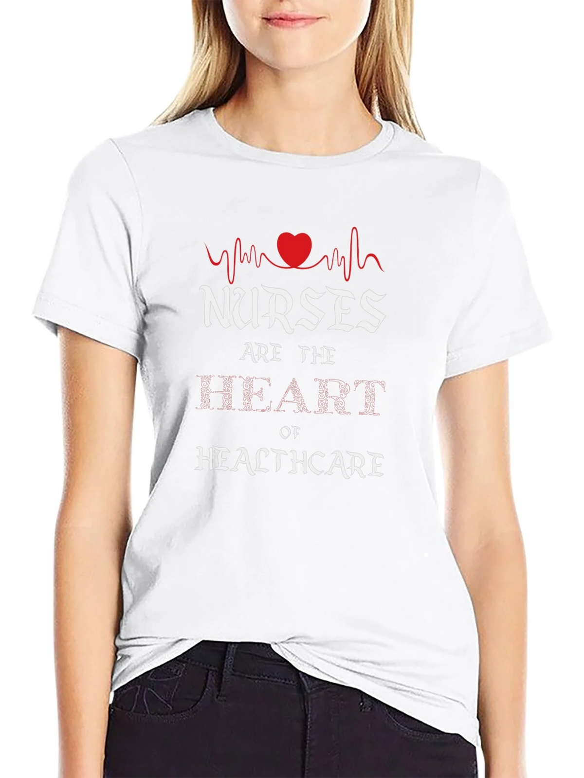 Nurses Heartbeat Healthcare T-Shirt product image 8