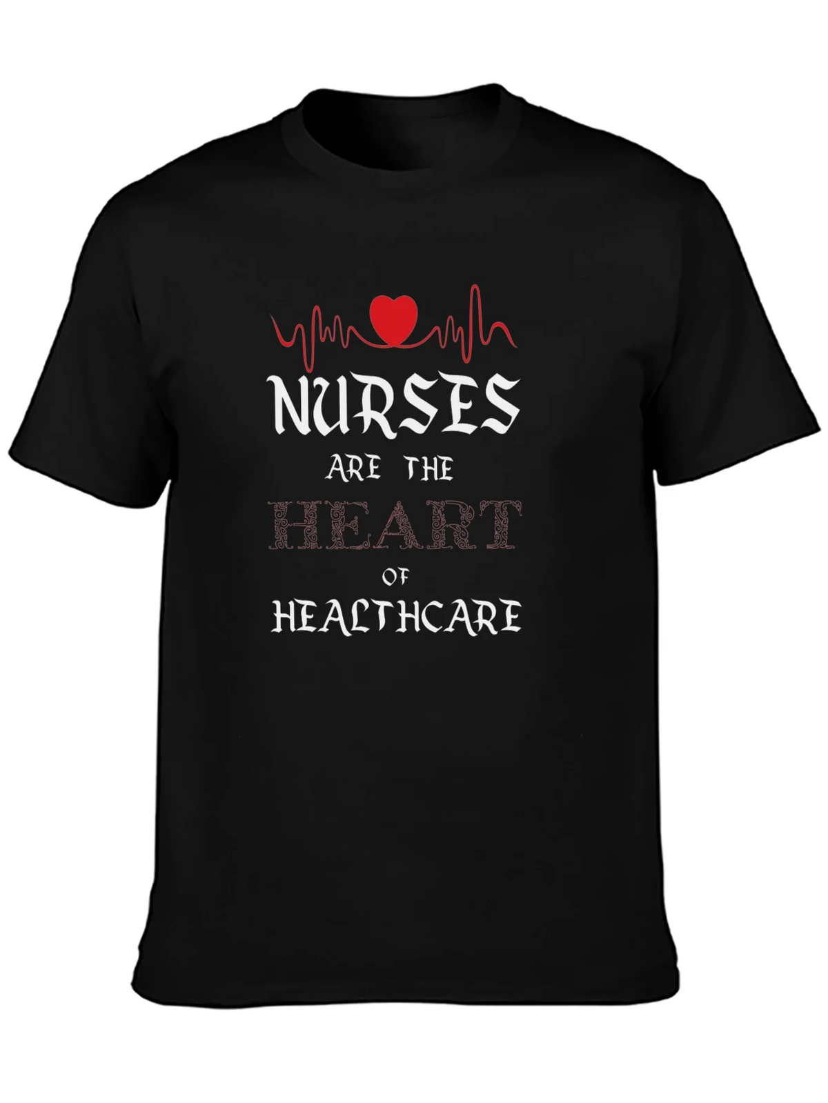 Nurses Heartbeat Healthcare T-Shirt product image 3