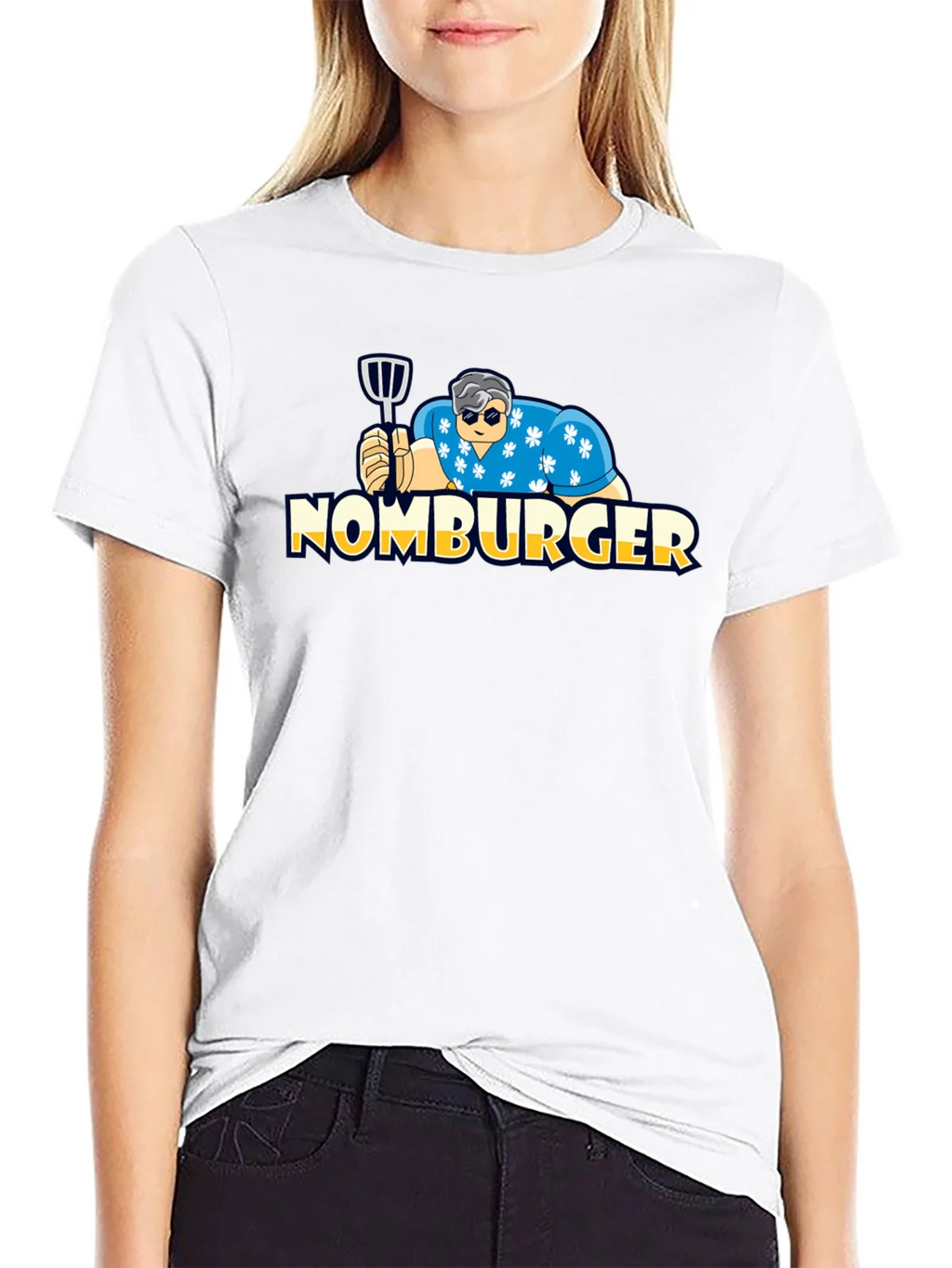 Nomburger Graphic Tee - Funny Burger Lover Shirt product image 8