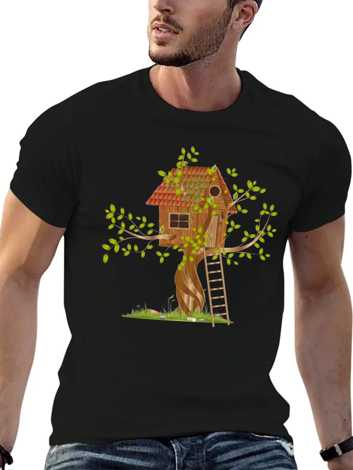 Treehouse Graphic Tee - Nature Inspired Shirt product image 4