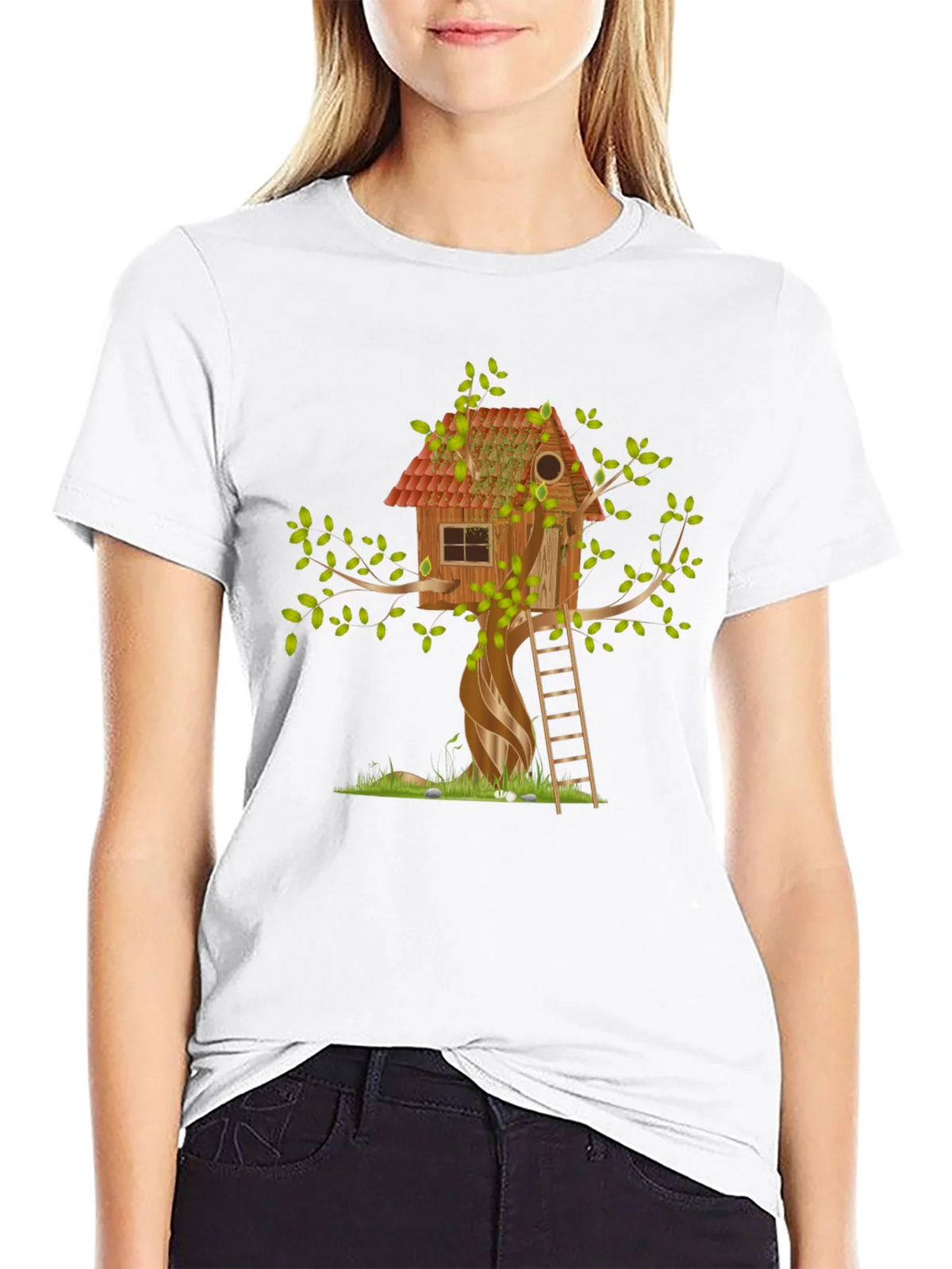 Treehouse Graphic Tee - Nature Inspired Shirt product image 5
