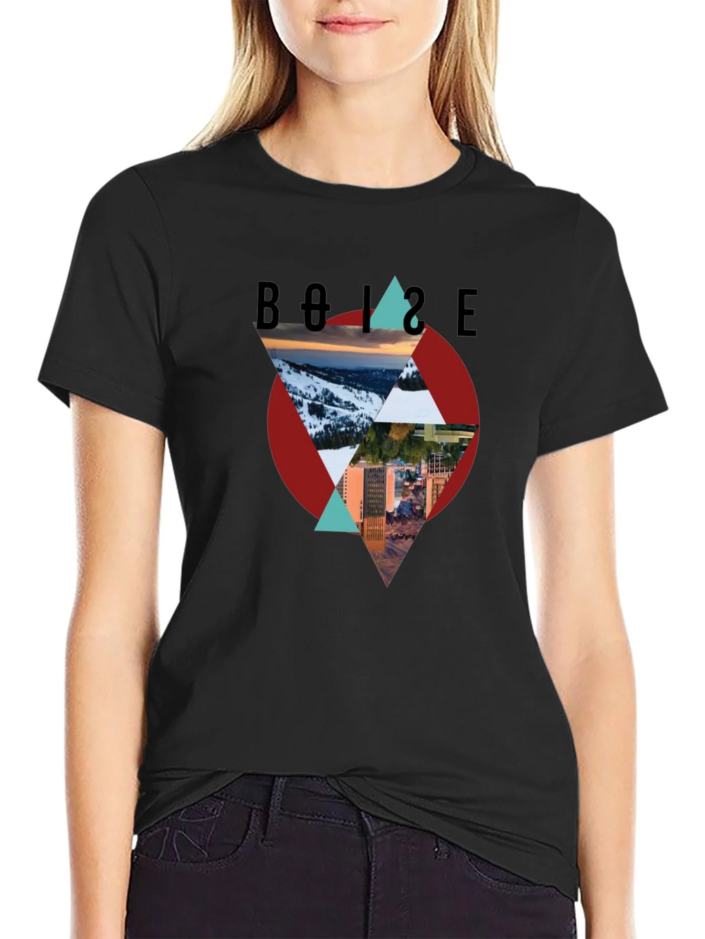 Boise Graphic Tee - Mountain and City Design product image 2
