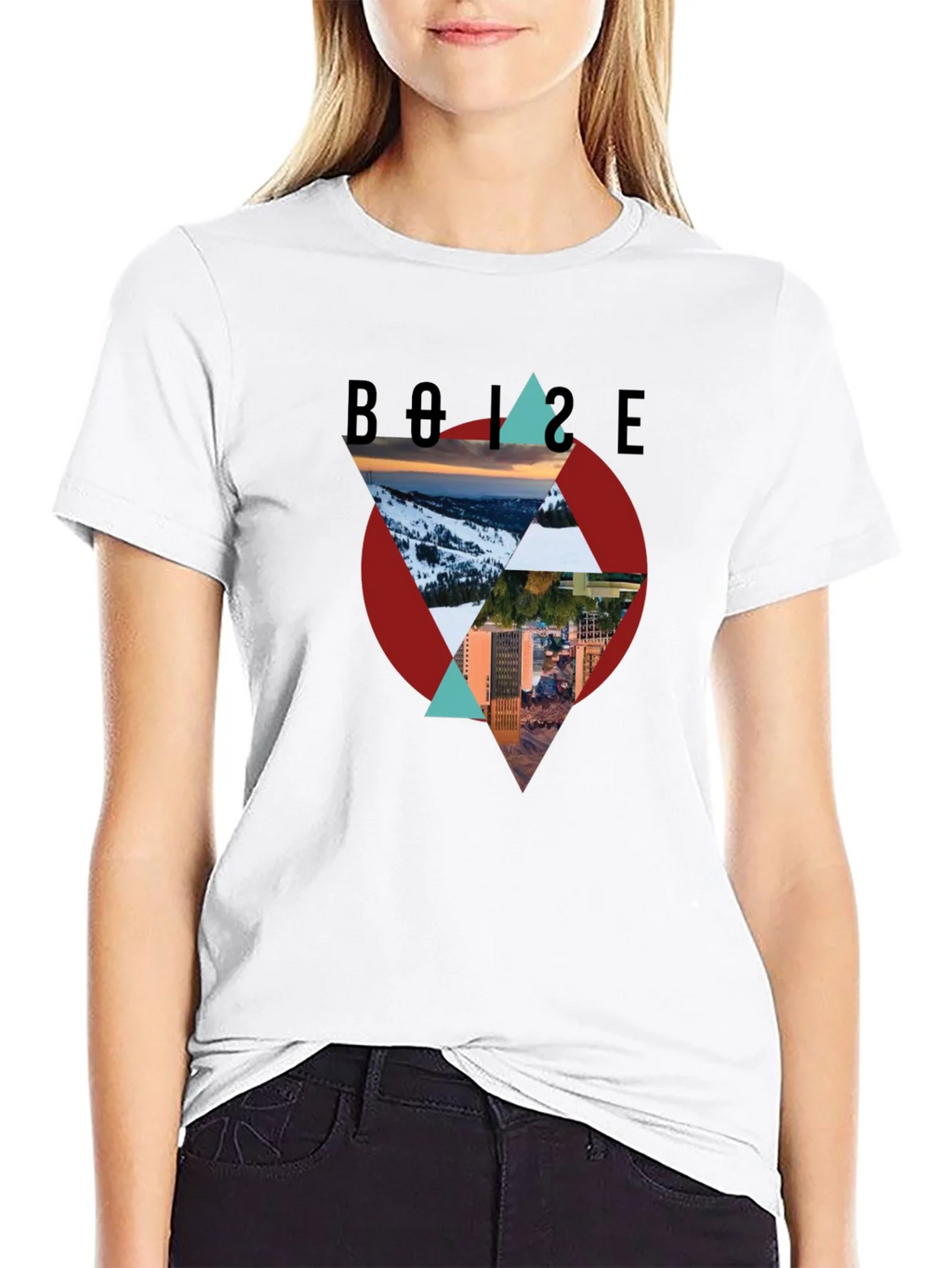 Boise Graphic Tee - Mountain and City Design product image 8
