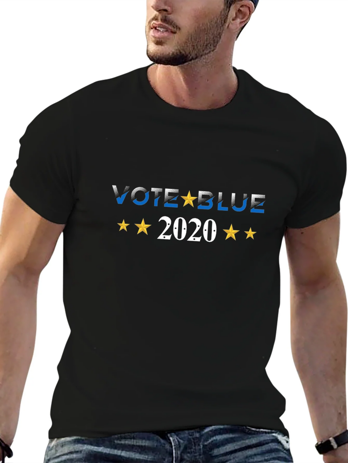 Vote Blue 2020 Graphic Tee product image 6