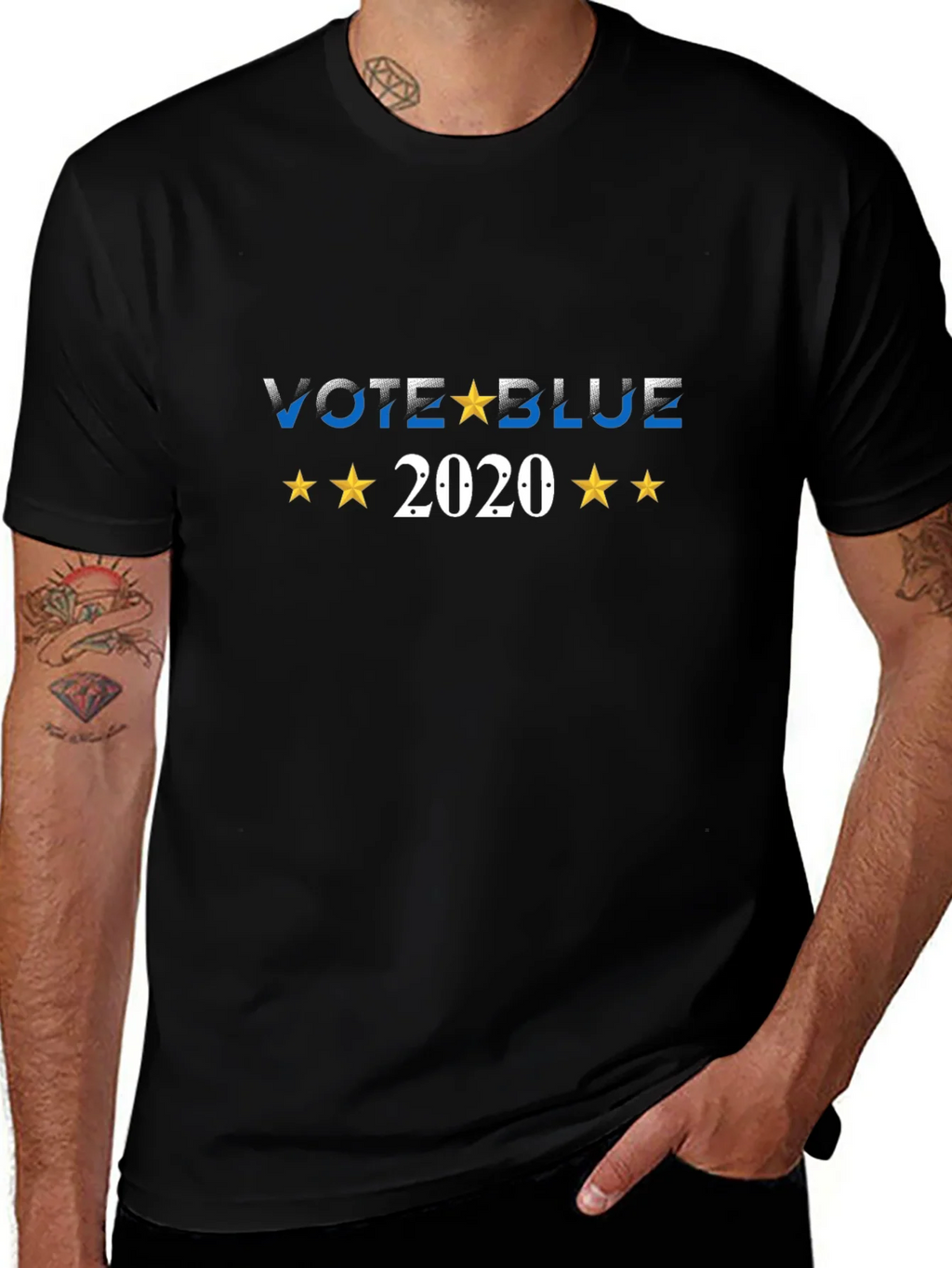 Vote Blue 2020 Graphic Tee product image 1