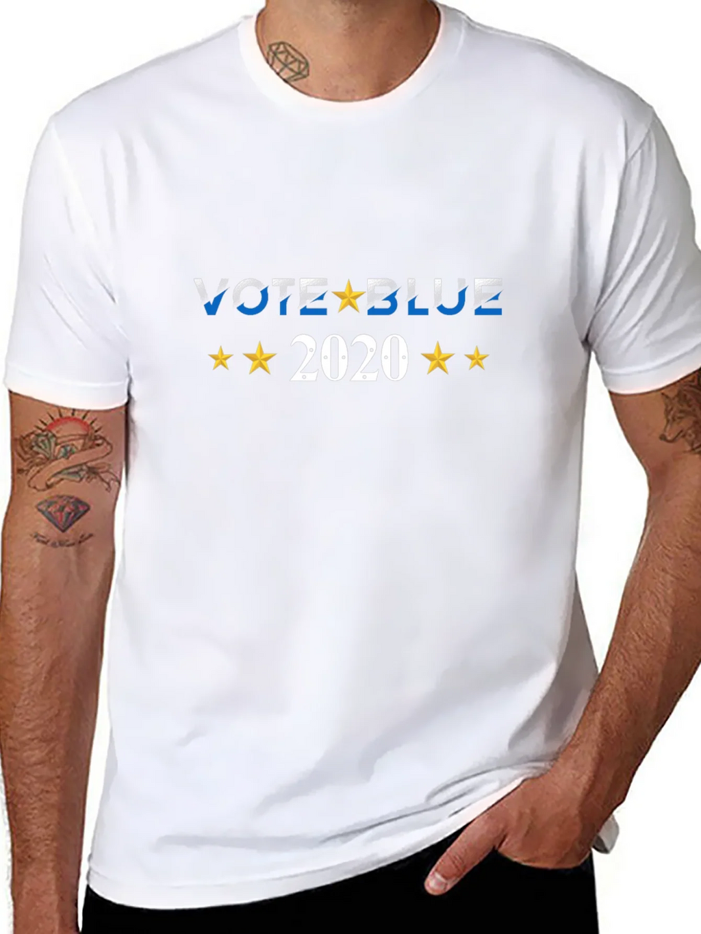 Vote Blue 2020 Graphic Tee product image 7