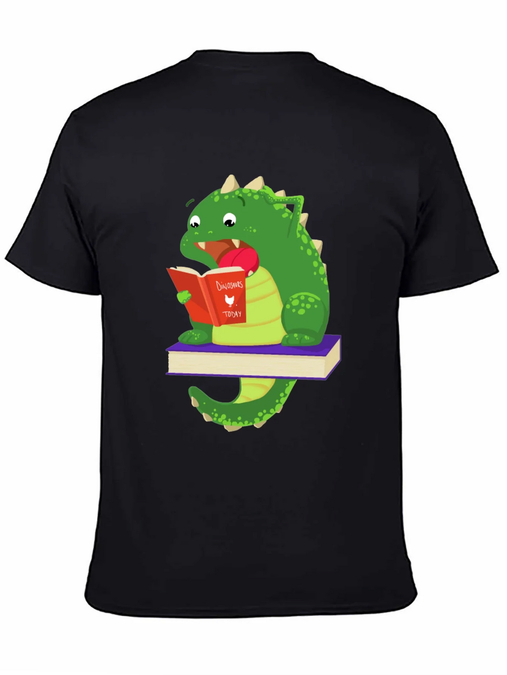 Dinosaur Reading Book T-Shirt product image 4