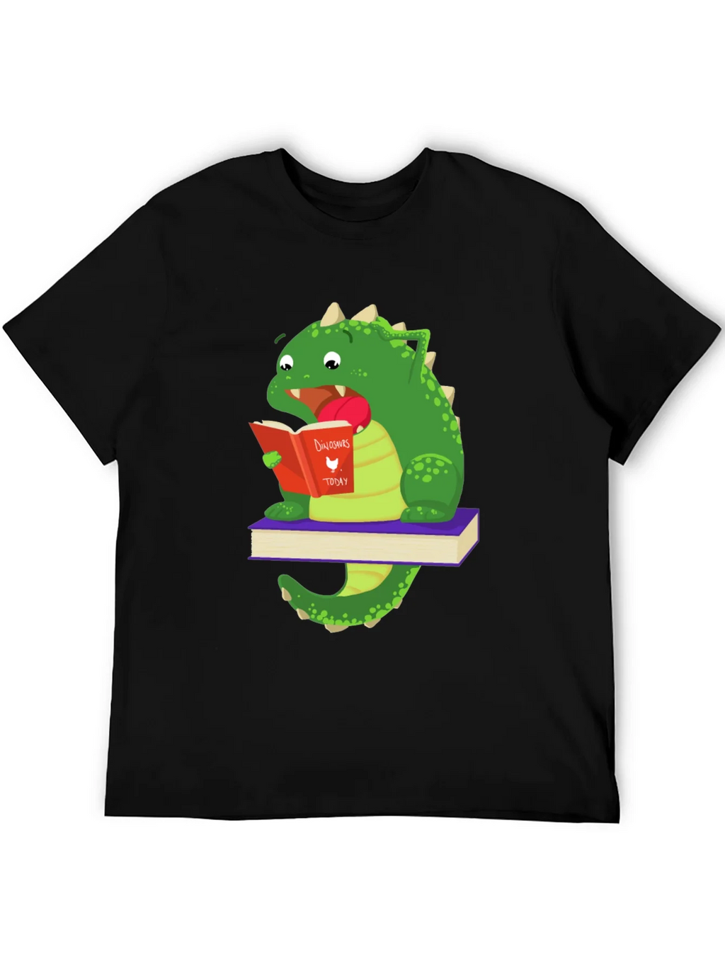 Dinosaur Reading Book T-Shirt product image 5