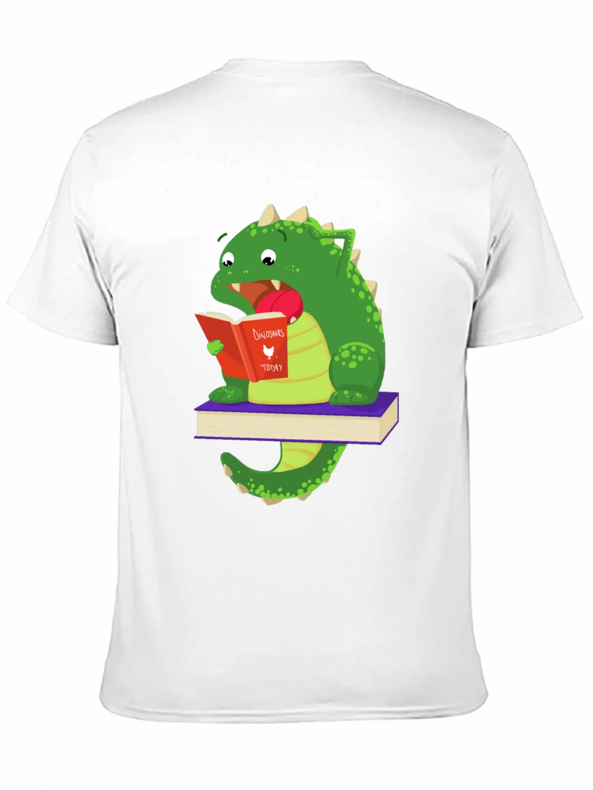 Dinosaur Reading Book T-Shirt product image 10