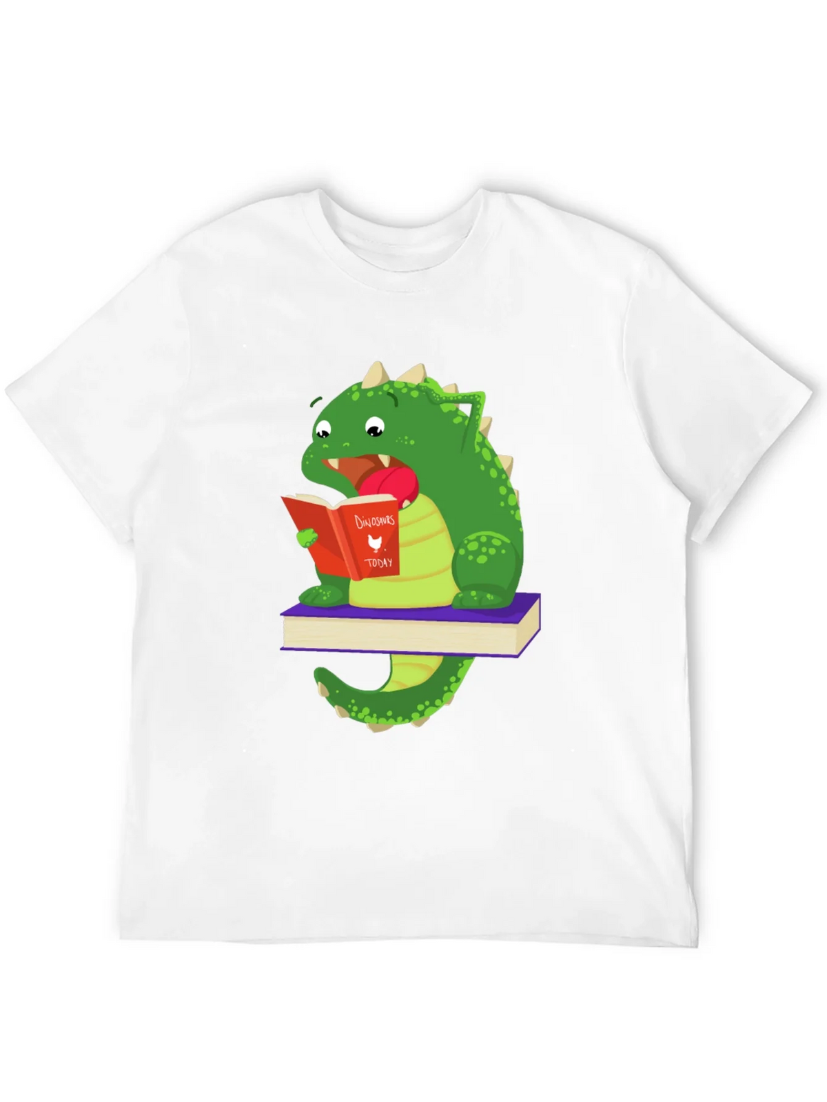 Dinosaur Reading Book T-Shirt product image 11