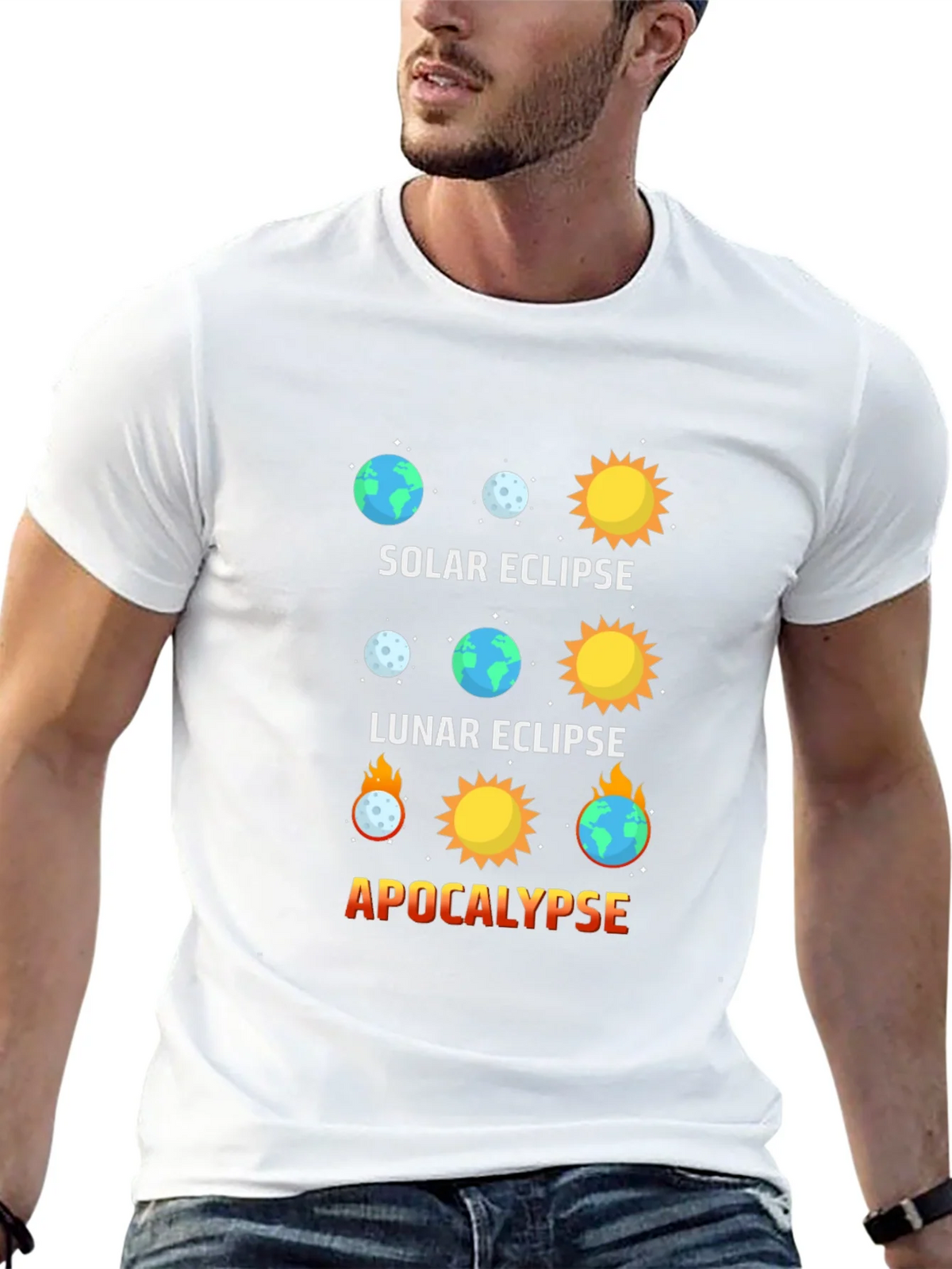 Solar Eclipse Graphic Tee - Apocalypse Humor product image 12