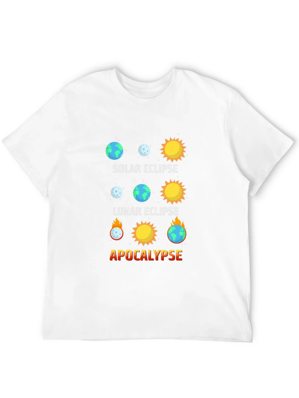 Solar Eclipse Graphic Tee - Apocalypse Humor product image 11