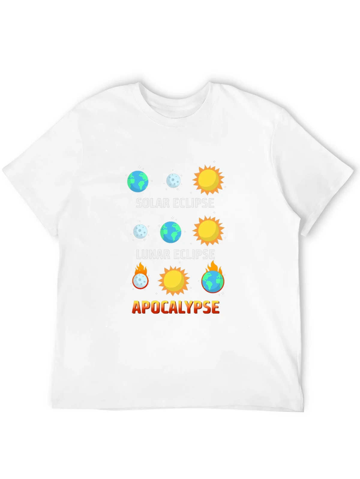 Solar Eclipse Graphic Tee - Apocalypse Humor product image 11