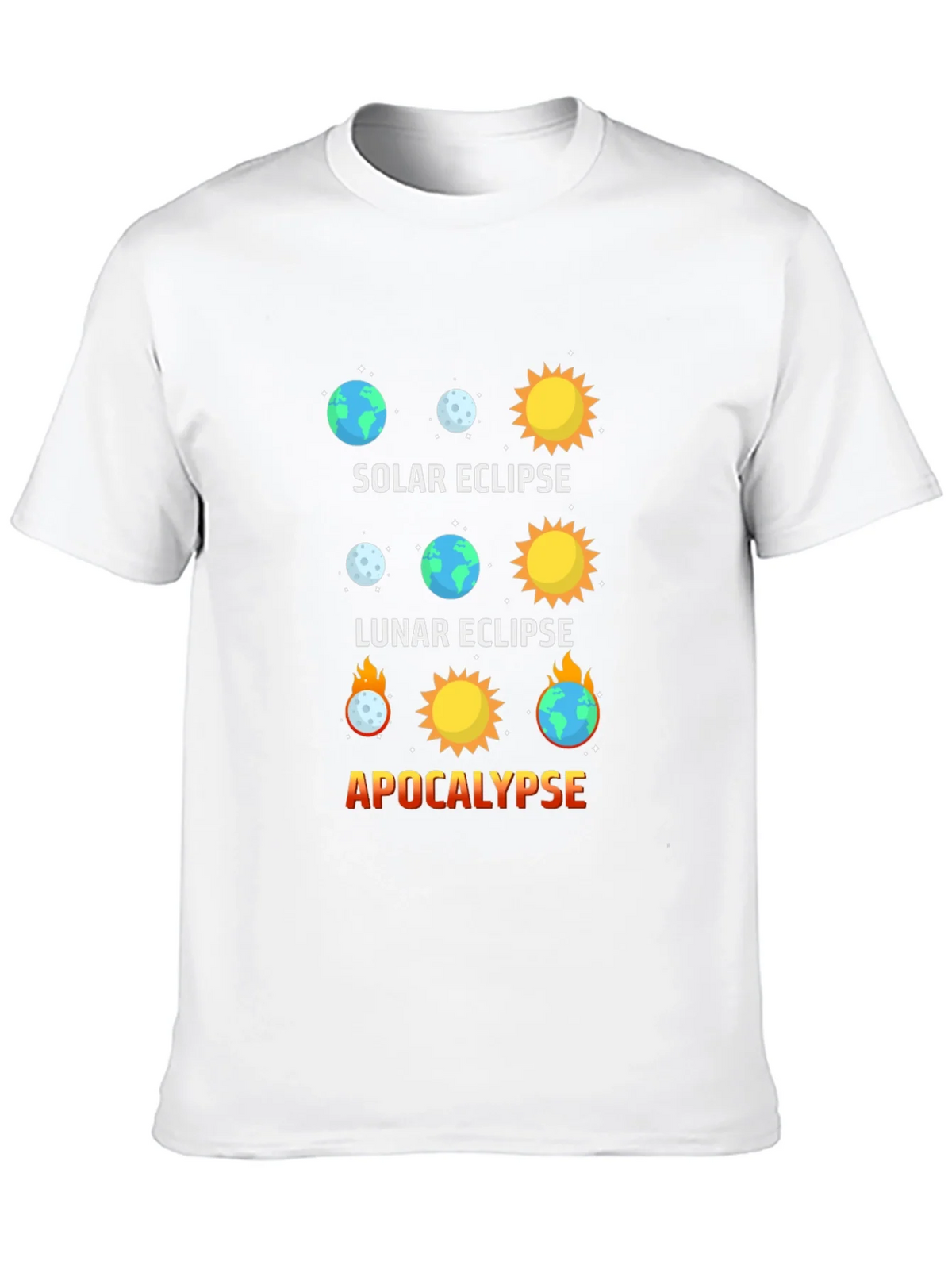 Solar Eclipse Graphic Tee - Apocalypse Humor product image 9