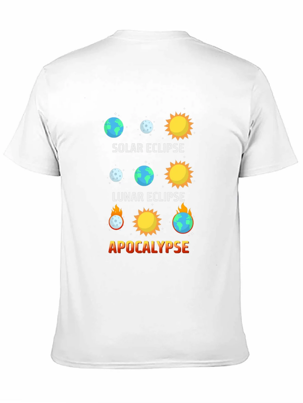 Solar Eclipse Graphic Tee - Apocalypse Humor product image 10