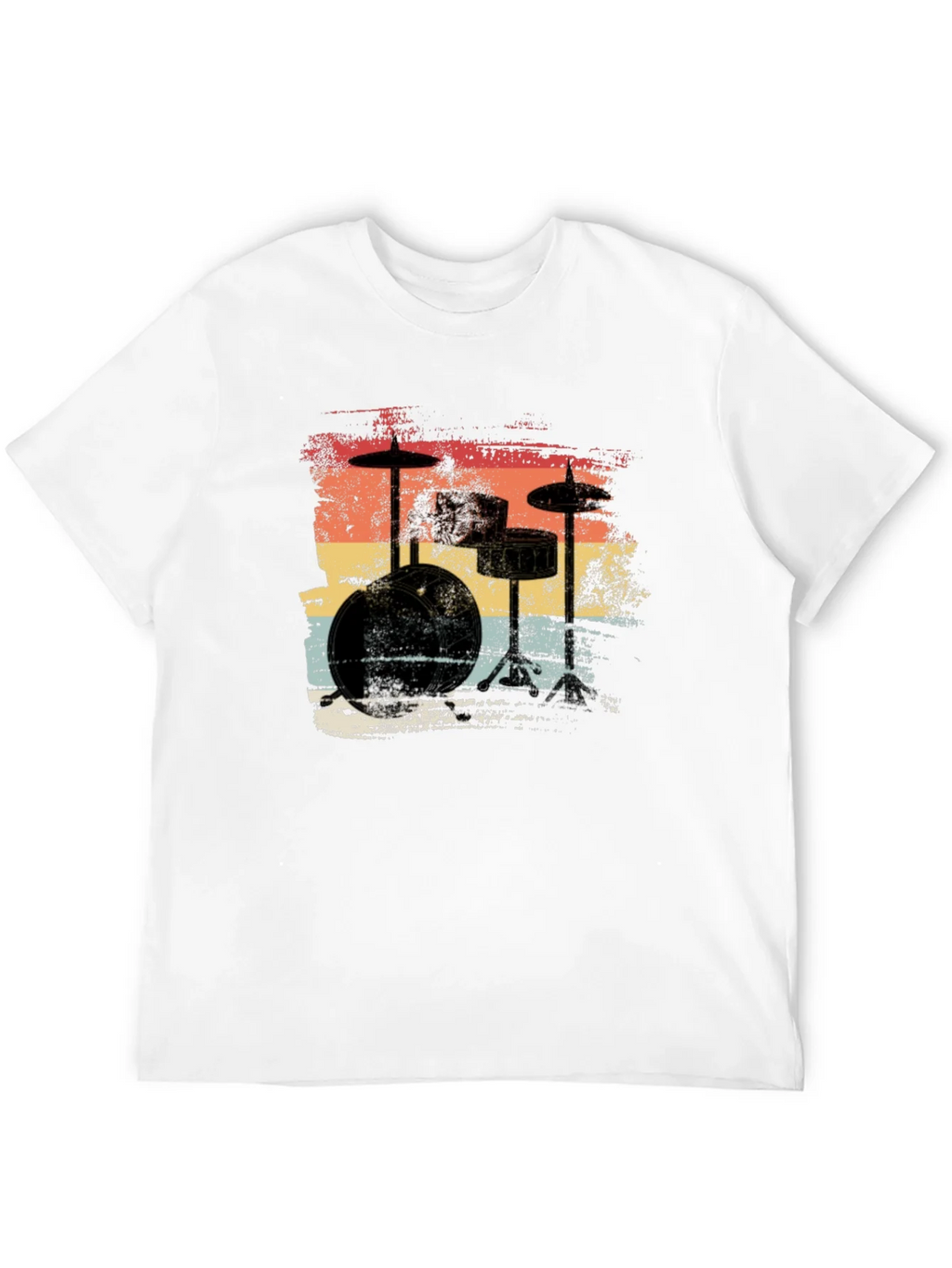 Retro Drum Set T-Shirt - Vintage Style Music Tee product image 11
