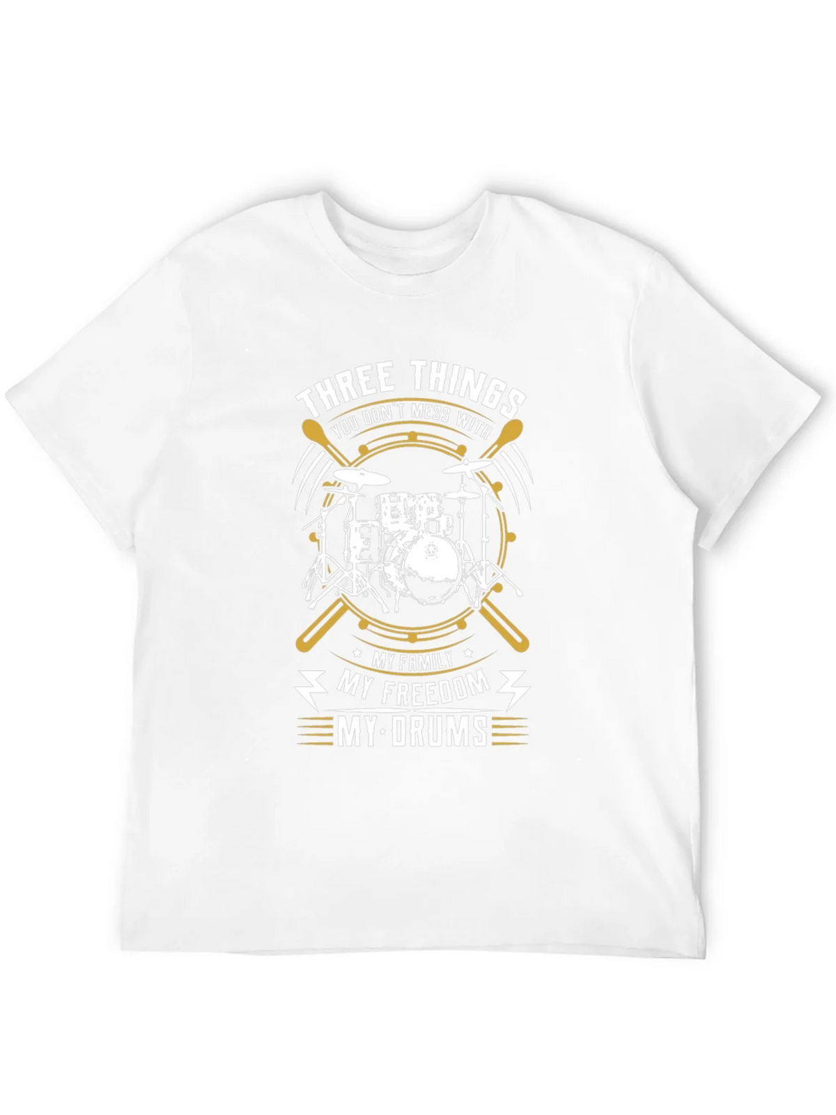 Drummer T-Shirt - Three Things You Dont Mess With product image 11