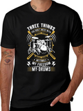 Drummer T-Shirt - Three Things You Dont Mess With product image 1
