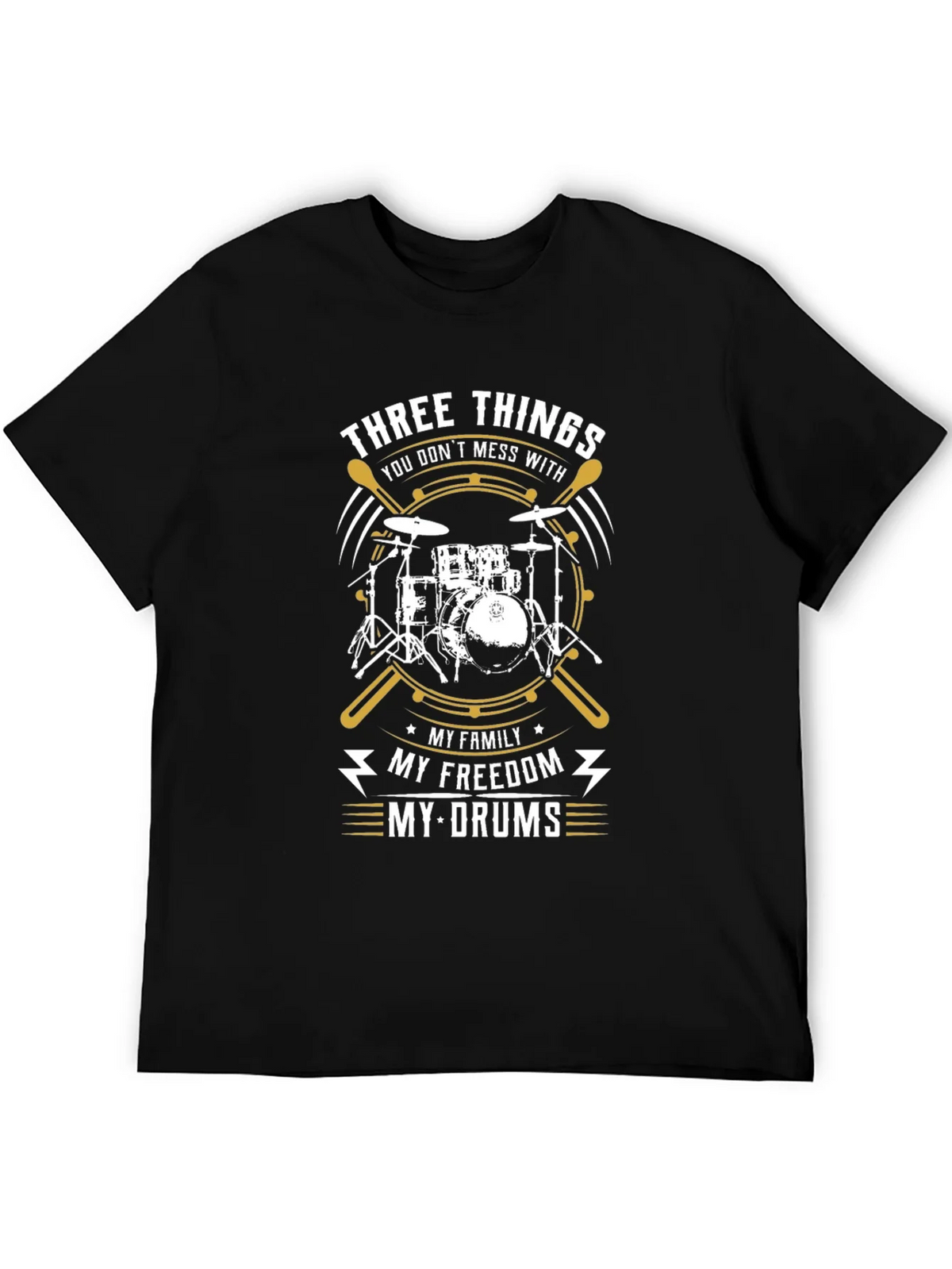 Drummer T-Shirt - Three Things You Dont Mess With product image 5