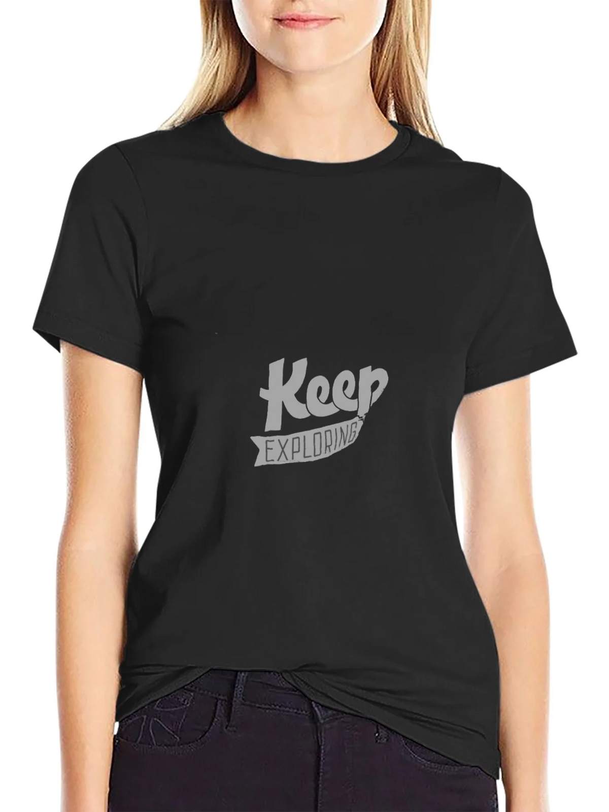 Keep Exploring Black T-Shirt product image 2
