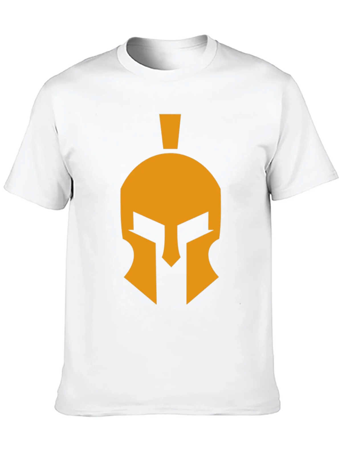 Spartan Helmet Graphic Tee - Black Cotton Casual T-Shirt product image 9