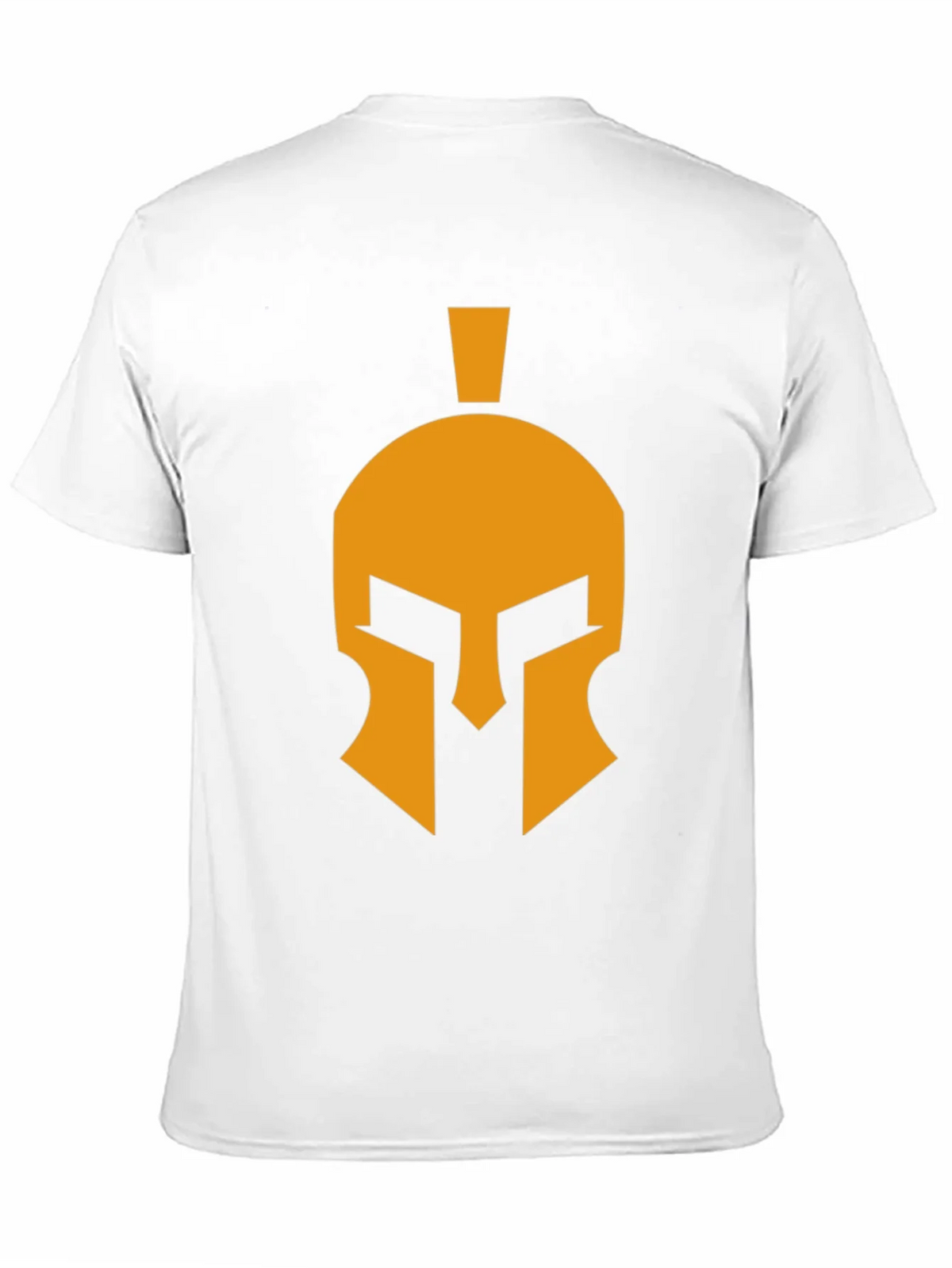 Spartan Helmet Graphic Tee - Black Cotton Casual T-Shirt product image 10
