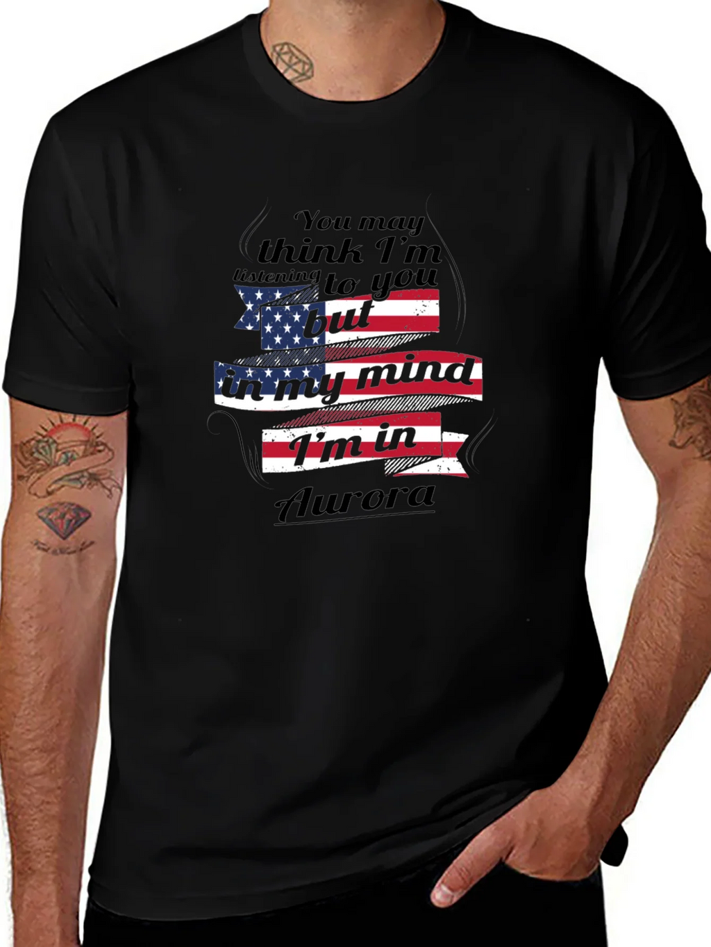 Aurora Mind T-Shirt - Patriotic Design product image 1