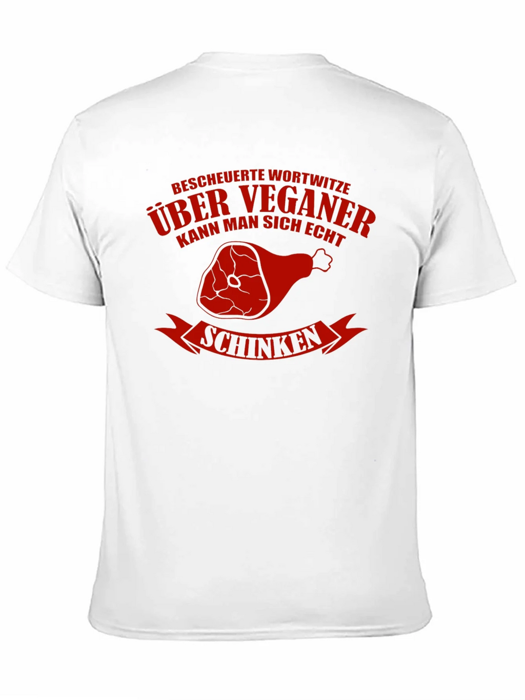 Vegan Humor T-Shirt - Schinken Design product image 10