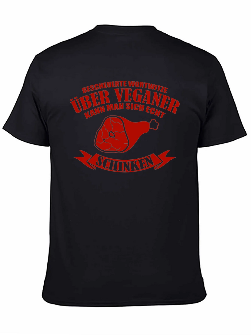 Vegan Humor T-Shirt - Schinken Design product image 4
