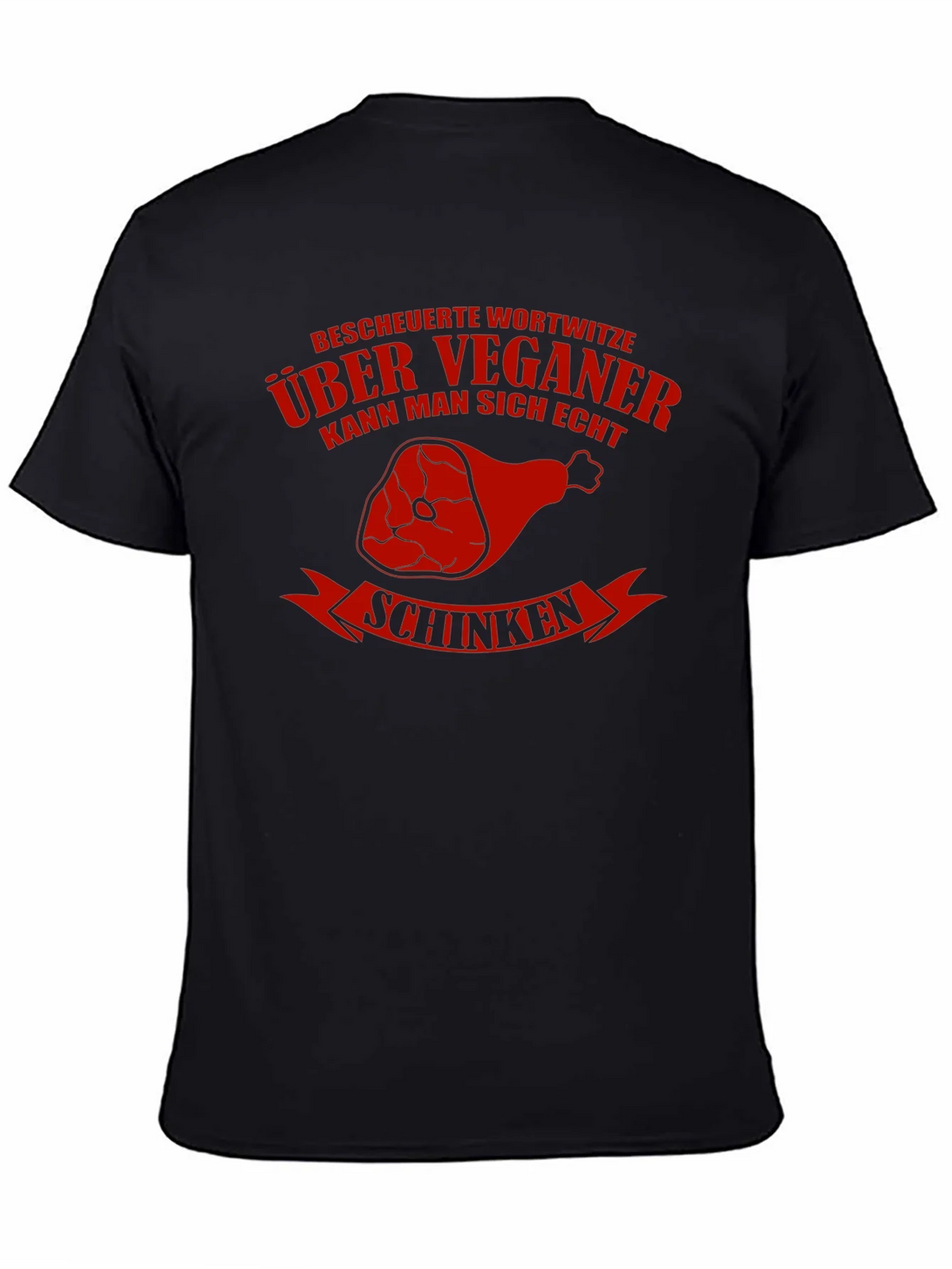 Vegan Humor T-Shirt - Schinken Design product image 4