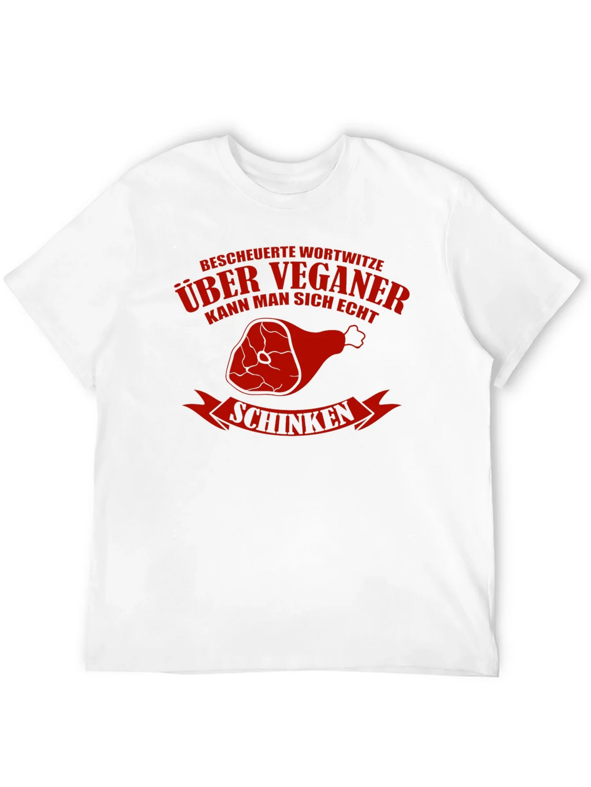 Vegan Humor T-Shirt - Schinken Design product image 11