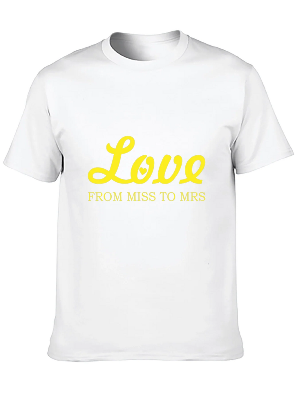 Love From Miss to Mrs Black T-Shirt product image 9